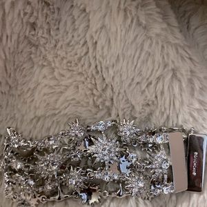 Givenchy triple strand crystal bracelet